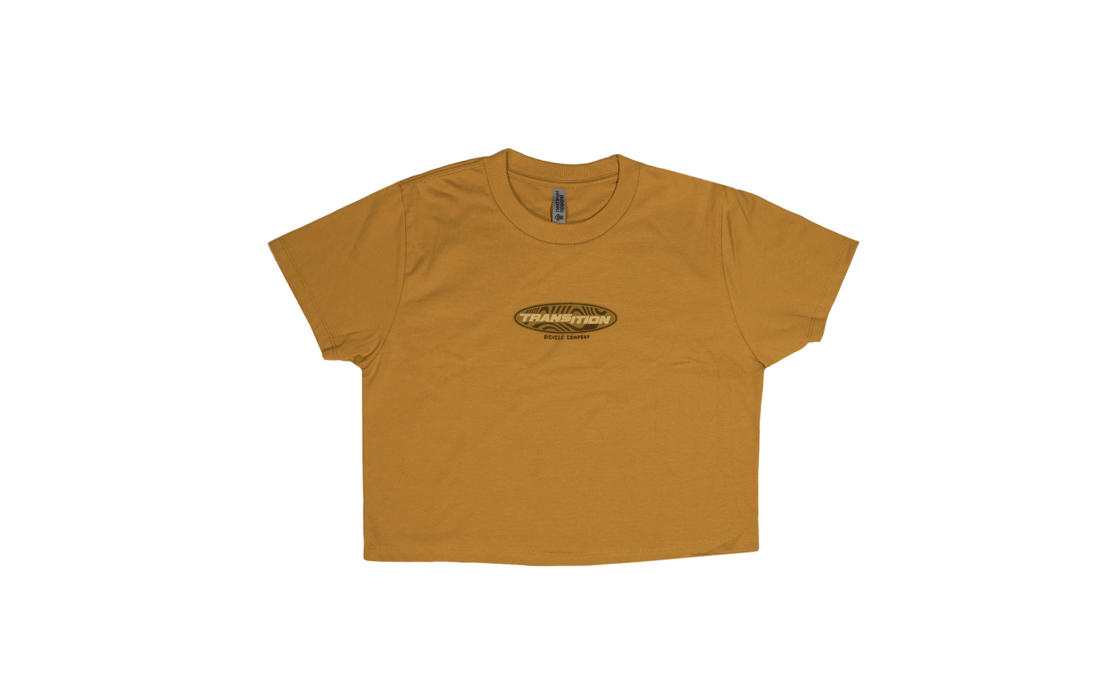 Women's Crop Transition Topo Crest <br> Loam Gold